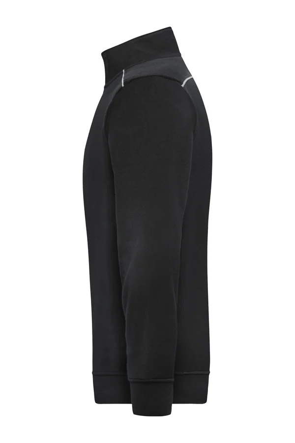 Workwear Half-Zip Sweat - SOLID - Black