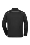 Men´s Knitted Workwear Fleece Jacket - SOLID - Black / Black