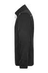 Men´s Knitted Workwear Fleece Jacket - SOLID - Black / Black