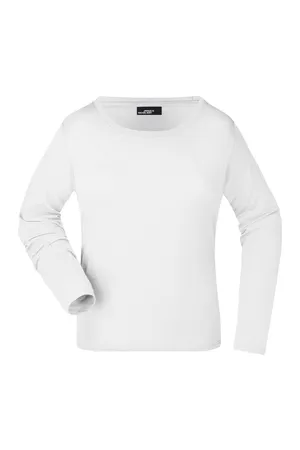 Ladies´ Shirt Long-Sleeved Medium White
