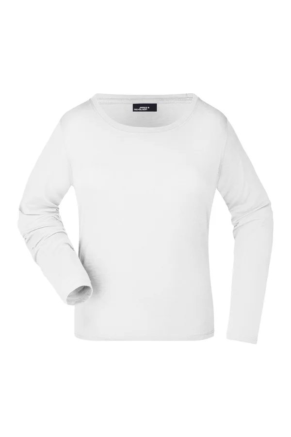 Ladies´ Shirt Long-Sleeved Medium White