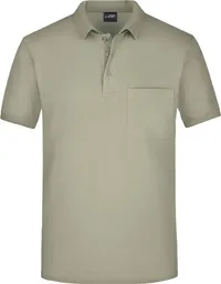 Piqué Polo mit Brusttasche
