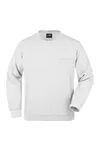 Men´s Round Sweat Pocket White
