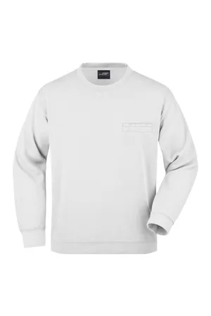 Men´s Round Sweat Pocket White
