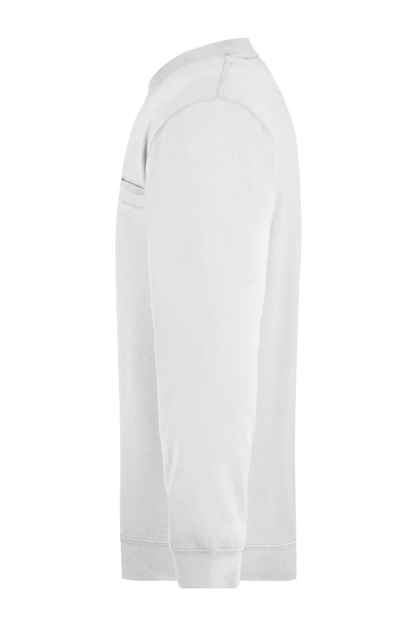 Men´s Round Sweat Pocket White