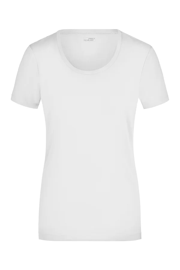 Ladies´ Stretch Round-T White