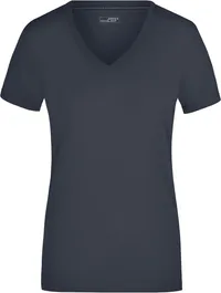 Damen Stretch V-Ausschnitt T-Shirt