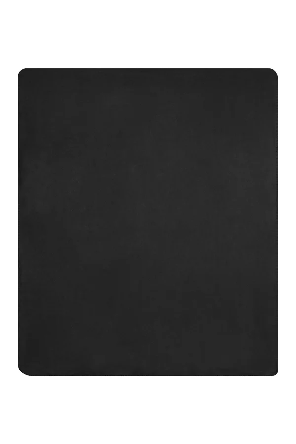 Bonded Fleece Blanket Black / Silver
