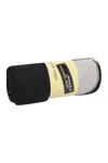 Bonded Fleece Blanket Black / Silver