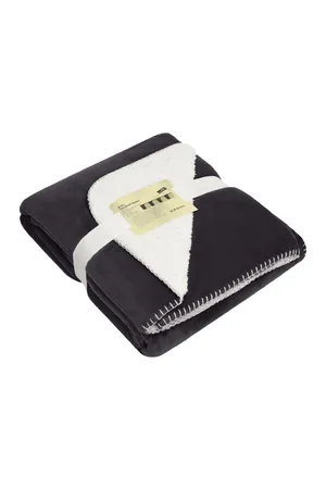 Cosy Hearth Blanket anthracite/natural