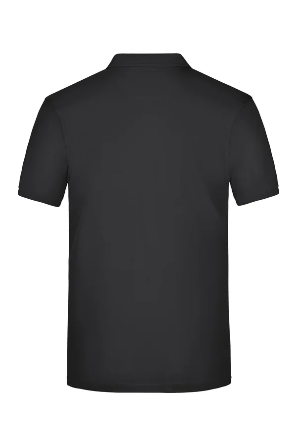Men´s Plain Polo black/black white