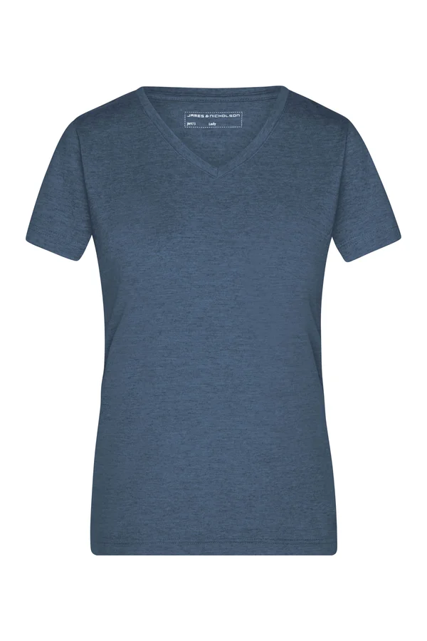 Ladies´ Heather T-Shirt blue melange