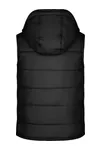 Herren Kapuzen Steppweste Black