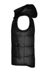 Herren Kapuzen Steppweste Black
