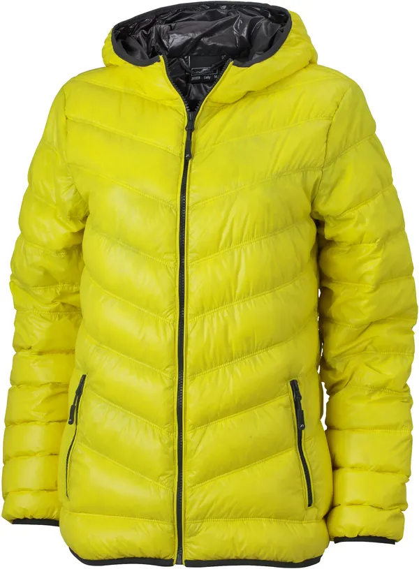 Leichte Damen Daunen Kapuzenjacke