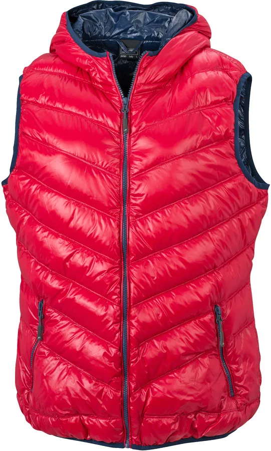 Leichter Damen Daunen Kapuzen Bodywarmer