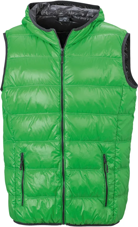 Leichter Herren Daunen Kapuzen Bodywarmer