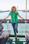 Ladies´ Maritime Vest irish green/white