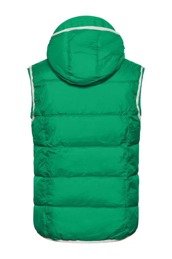 Men´s Maritime Vest irish green/white