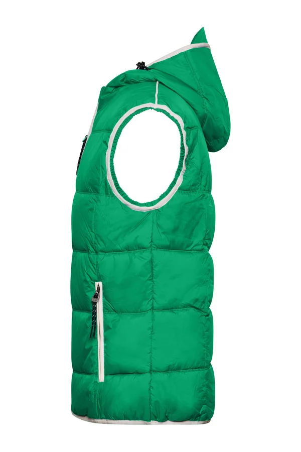 Men´s Maritime Vest irish green/white