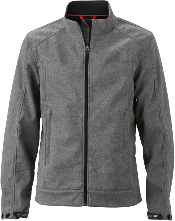 Herren 3-Lagen Melange Softshell Jacke