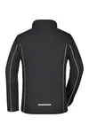 Ladies´ Zip-Off Softshell Jacket Black / Silver