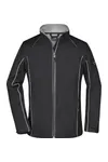 Ladies´ Zip-Off Softshell Jacket Black / Silver