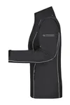 Ladies´ Zip-Off Softshell Jacket Black / Silver