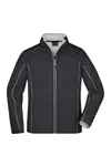 Men´s Zip-Off Softshell Jacket Black / Silver