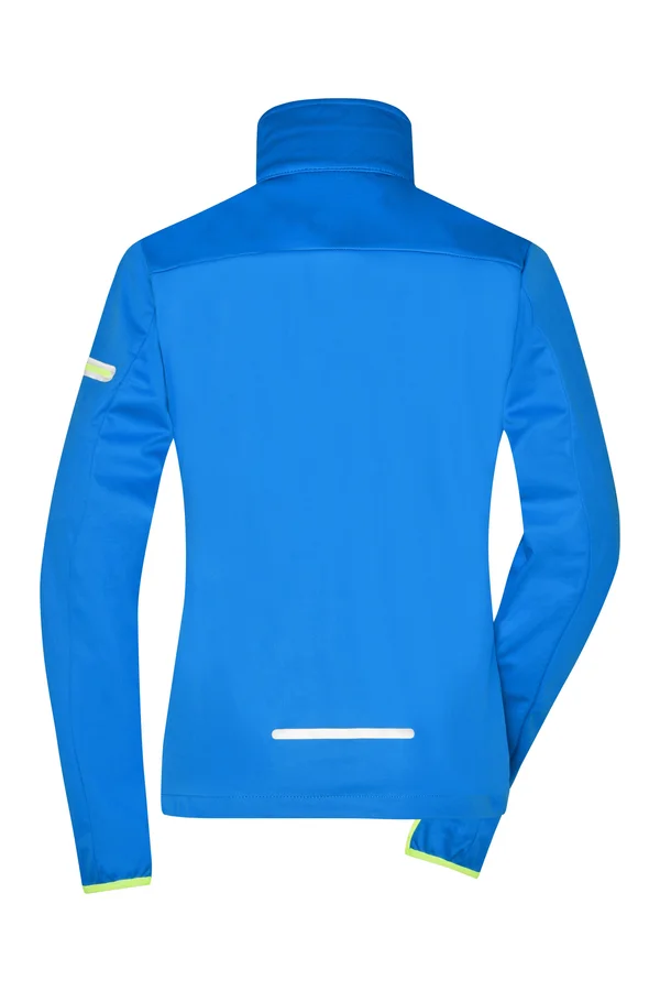Ladies´ Sports Softshell Jacket bright blue/bright yellow