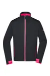 Men´s Sports Softshell Jacket black/light red