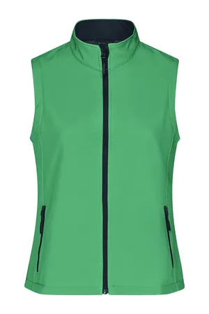 Ladies´ Promo Softshell Vest green/navy