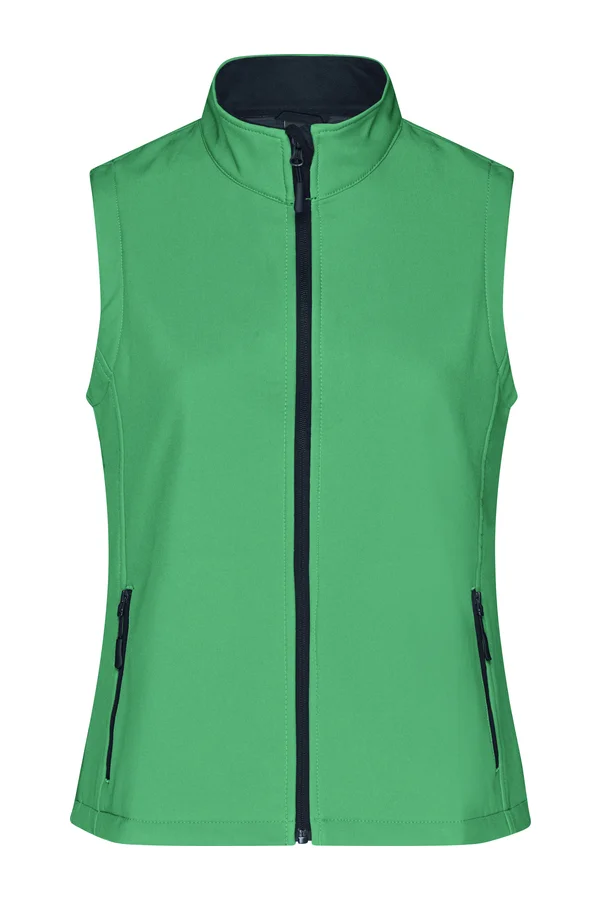 Ladies´ Promo Softshell Vest green/navy