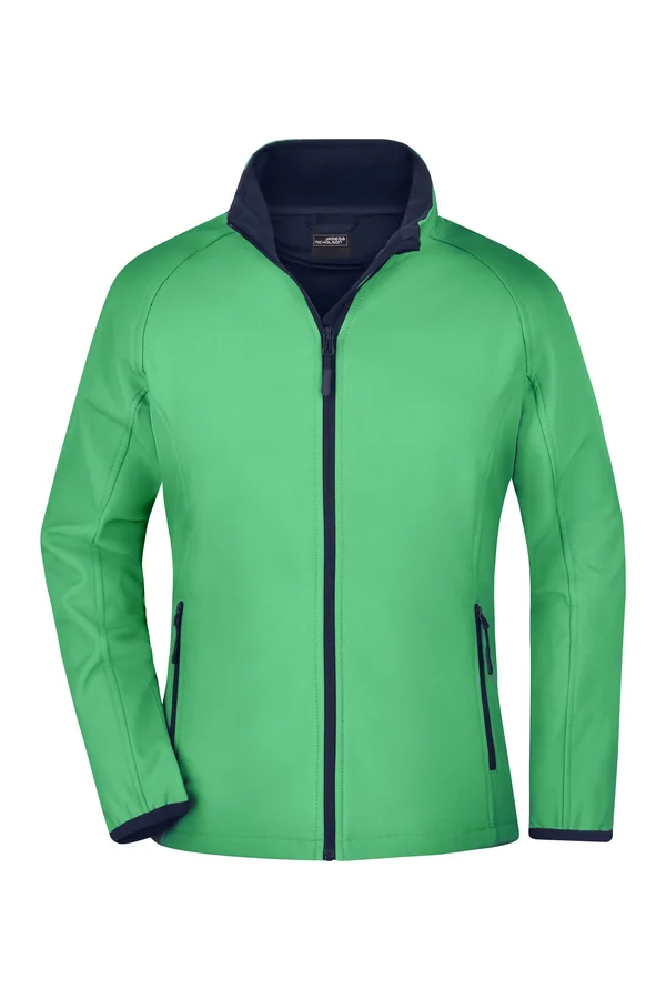 Ladies´ Promo Softshell Jacket green/navy