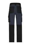 Workwear Stretch Hose "Slim Line" black/carbon
