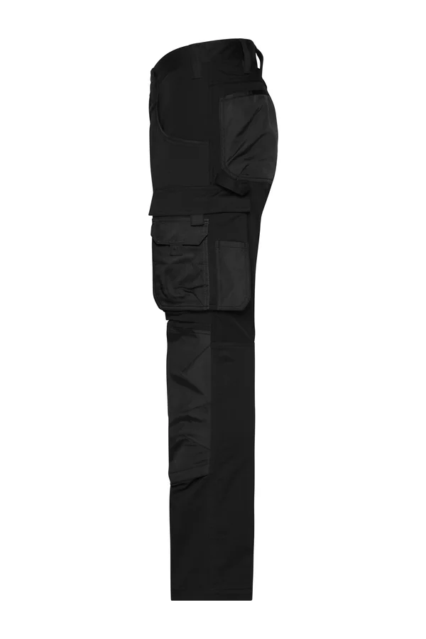 Workwear Stretch-Pants Slim Line Black / Black