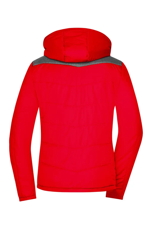 Ladies´ Winter Jacket red/anthracite melange