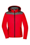 Ladies´ Winter Jacket red/anthracite melange