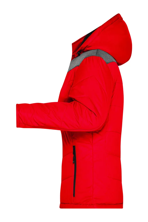 Ladies´ Winter Jacket red/anthracite melange