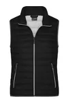 Ladies´ Down Vest Black / Silver