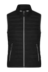 Ladies´ Down Vest Black / Silver