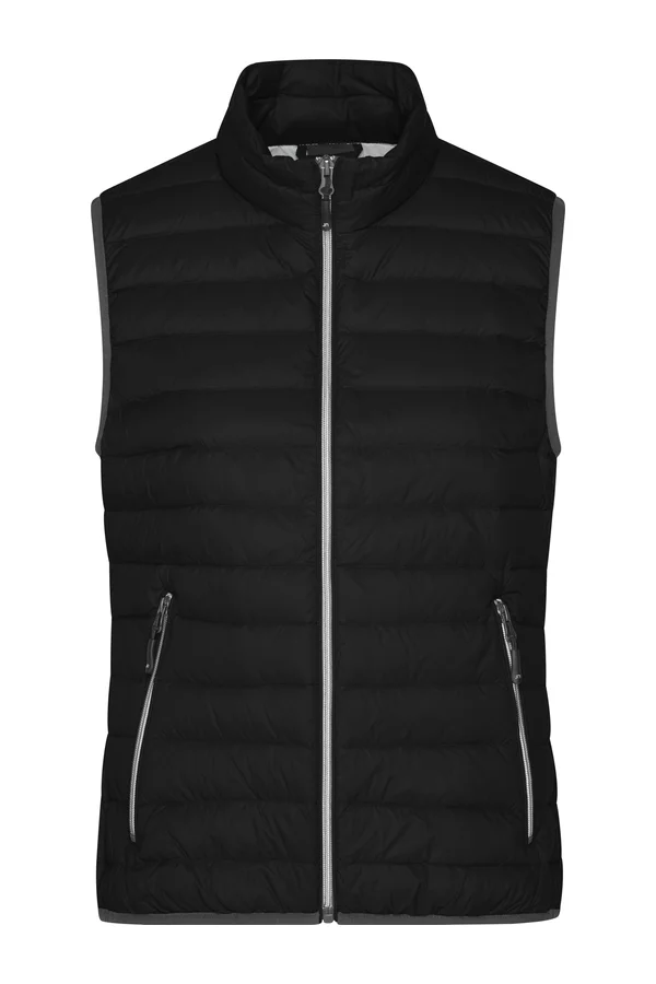 Ladies´ Down Vest Black / Silver