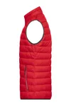 Men´s Down Vest red/silver