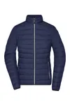 Ladies´ Down Jacket Navy / Silver