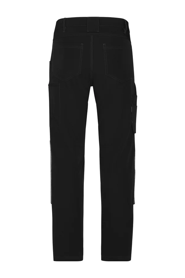 Workwear Pants 4-Way Stretch Slim Line Black
