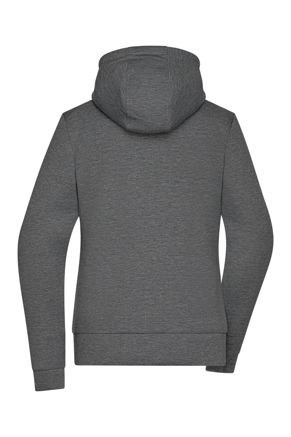 Ladies´ Hooded Jacket dark melange