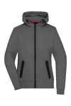 Ladies´ Hooded Jacket dark melange