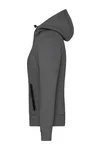Ladies´ Hooded Jacket dark melange