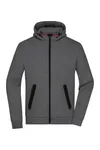 Men´s Hooded Jacket dark melange