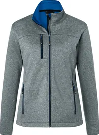 Damen 2-Lagen Melange Softshell Jacke